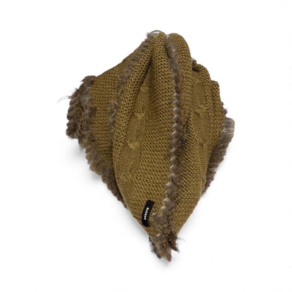 C073 - RUDSAK Infinity Scarf with Rabbit Fur - Picture 4 of 5